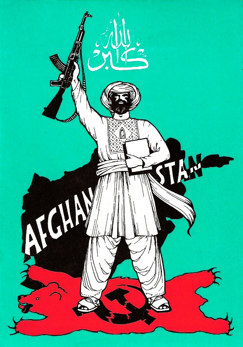 Afghanistan Anti - Soviet Propaganda poster - Amazing Maps