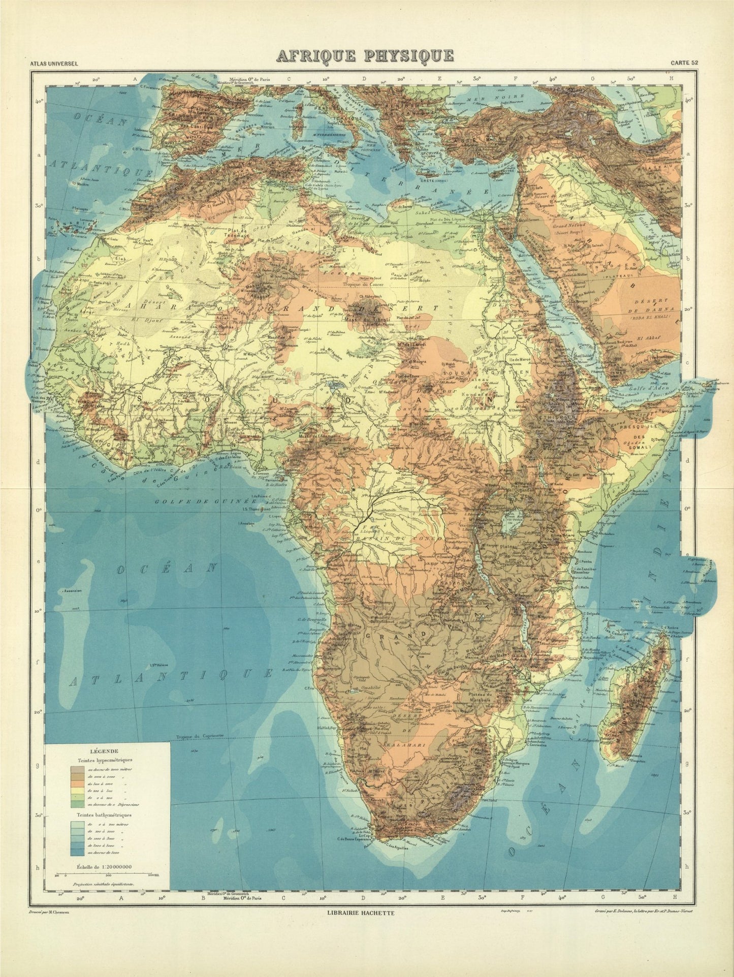 Africa in French Historical Map - Amazing Maps