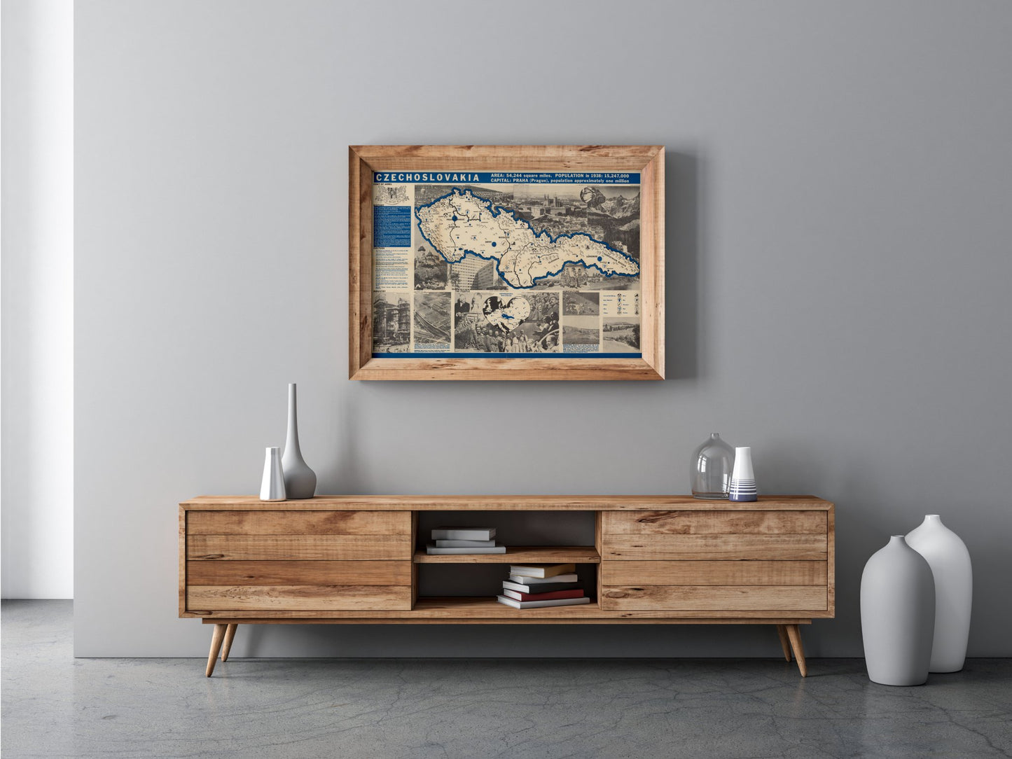 Czechoslovakia Historic map - Amazing Maps