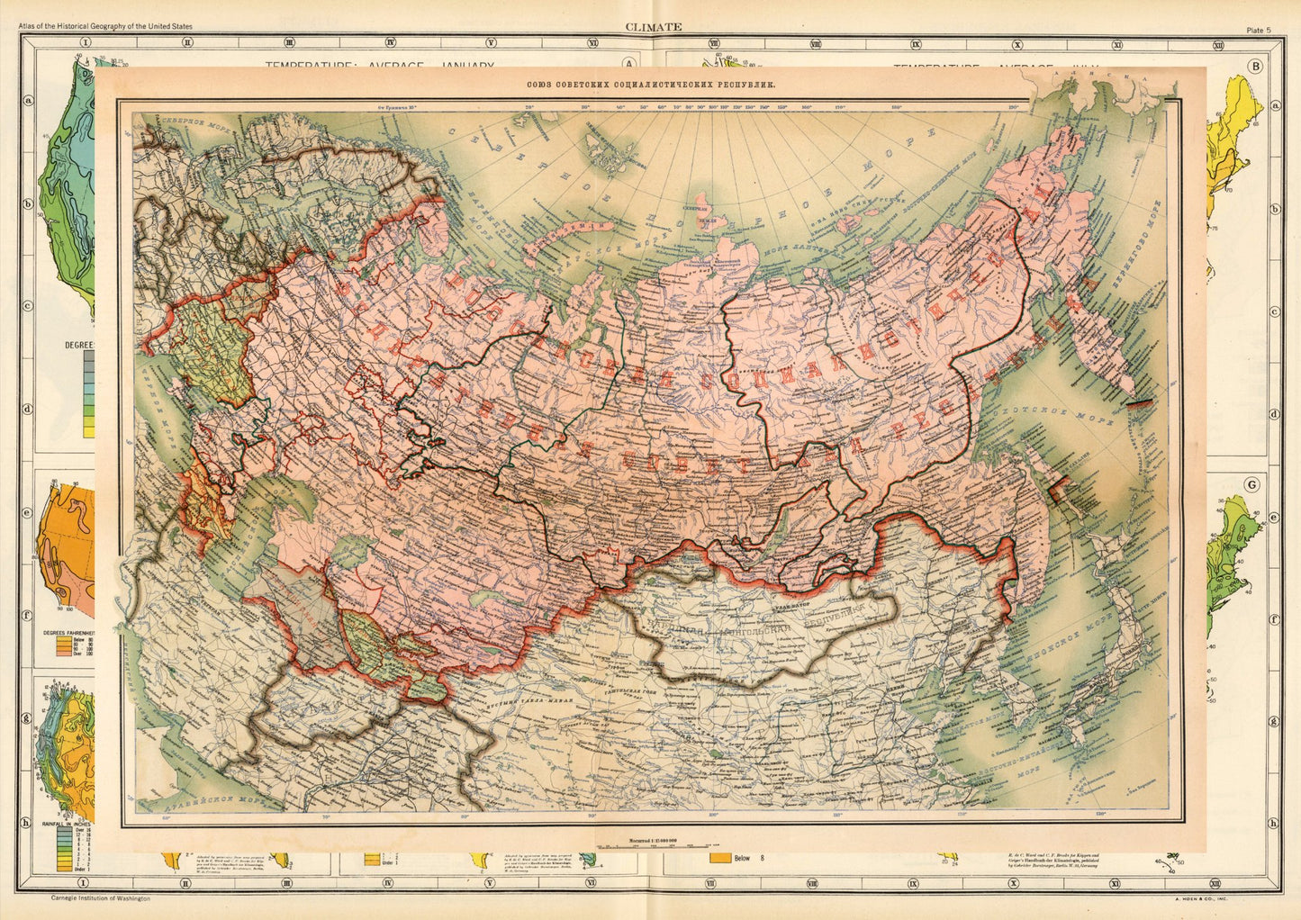 Soviet Union 1936 Historic Map - Amazing Maps