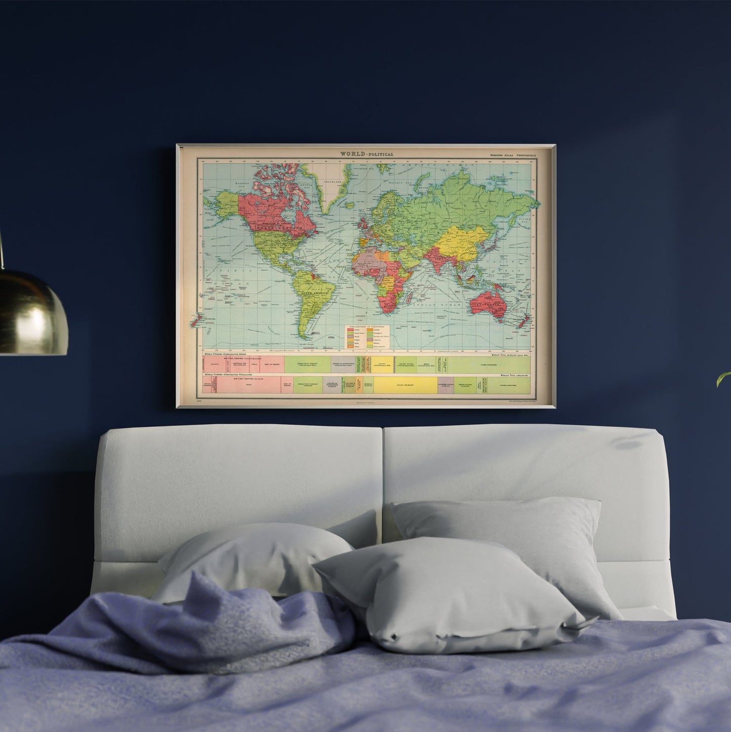 World in 1923 Political Map - Amazing Maps