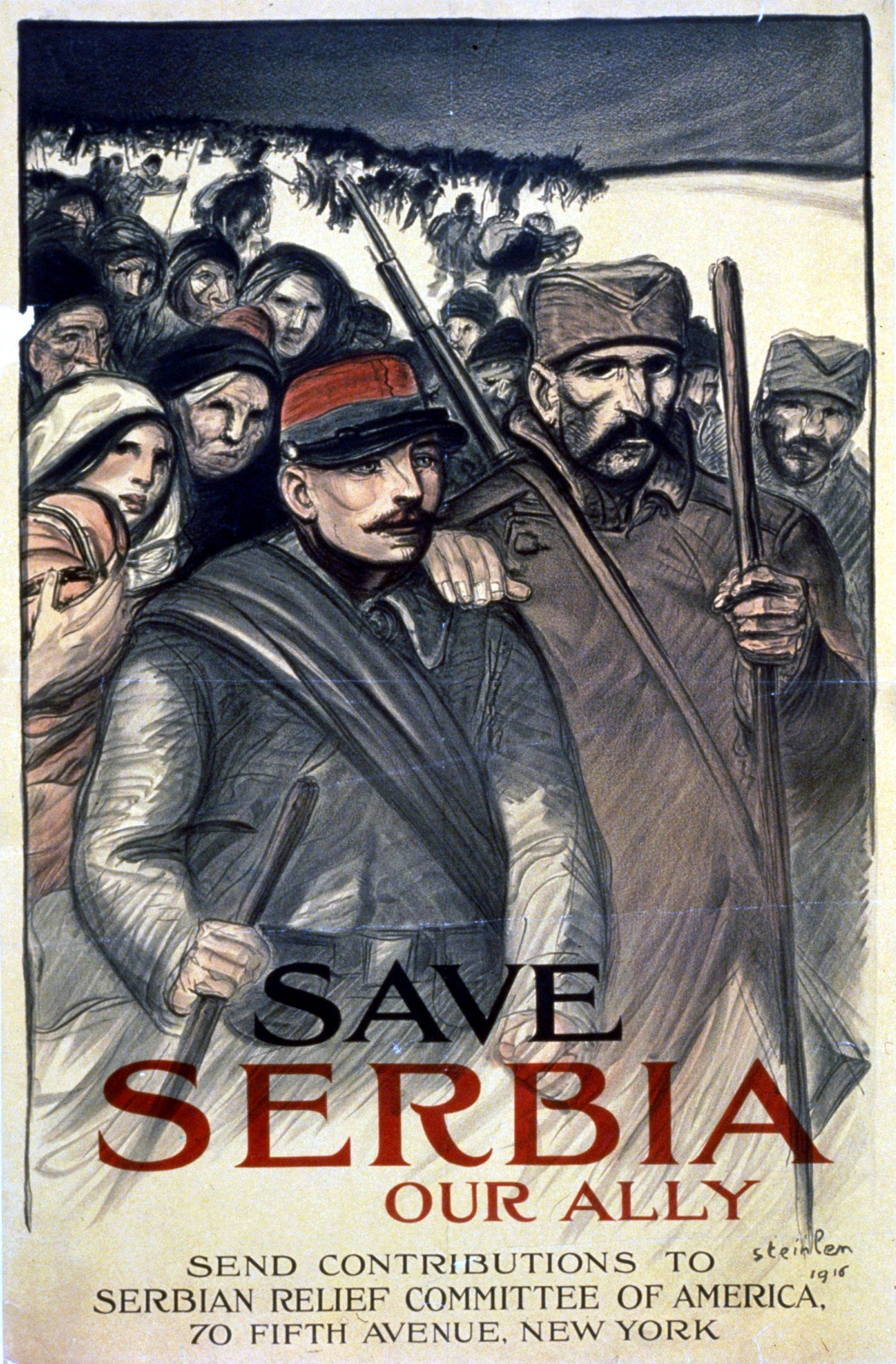 Save Serbia Propaganda Poster
