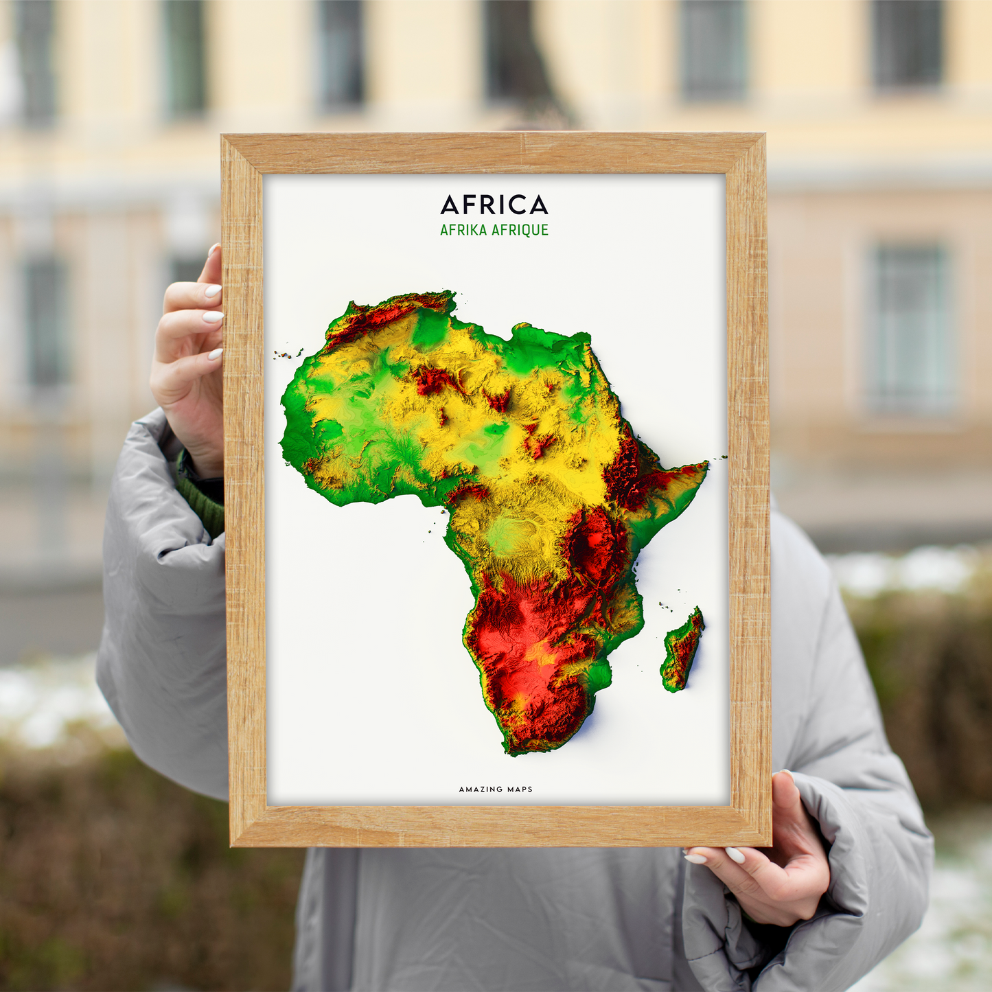 Africa Relief map