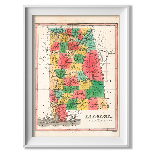 Alabama Historic map