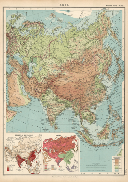 Asia in 1923 Historic