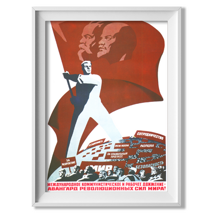 World Communist Movement - Soviet Poster