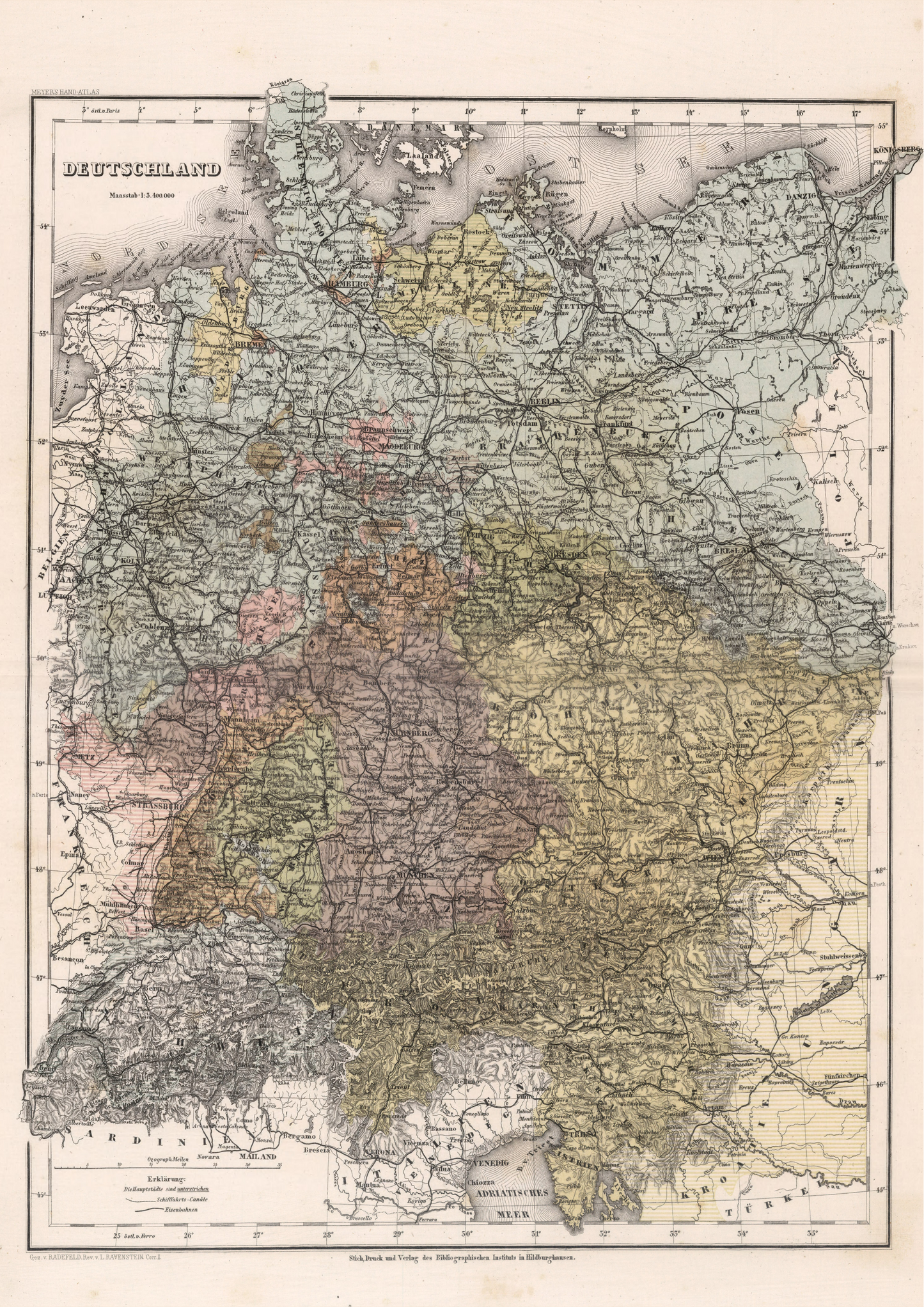Historic Map of German Lands