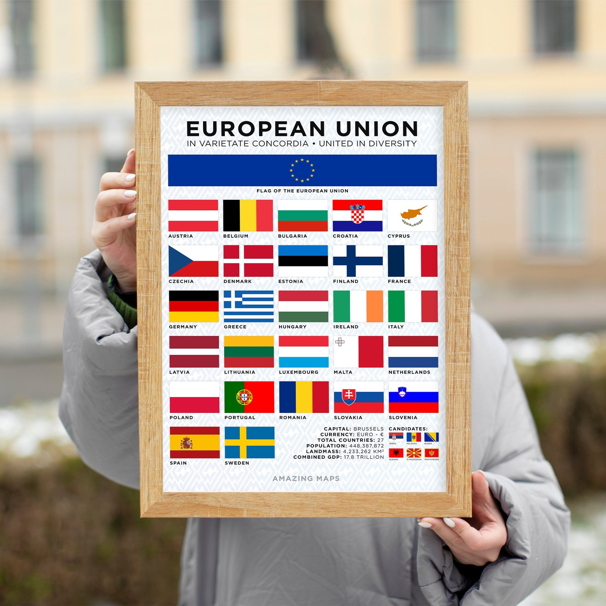 Europäische Union EU Hochformat Flagge 80 x 200 cm - MaxFlags Europäische Union EU Hochformat Flagge 80 x 200 cm - MaxFlags