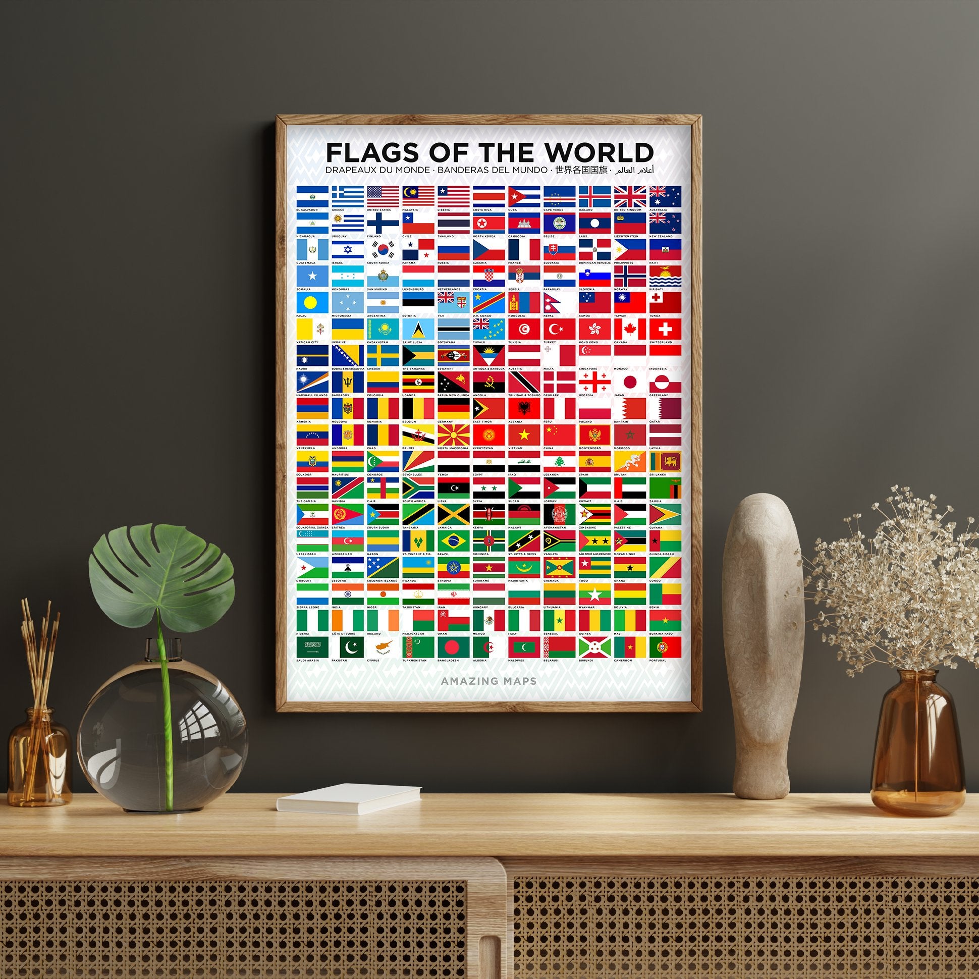Flags of the World Poster β Amazing Maps