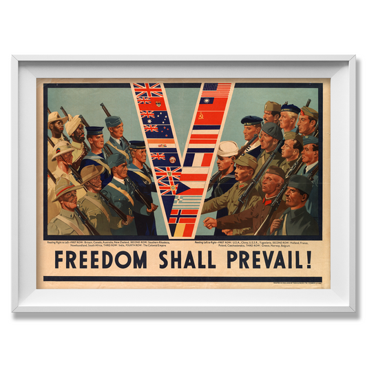 Freedom Shall Prevail! - Propaganda Poster