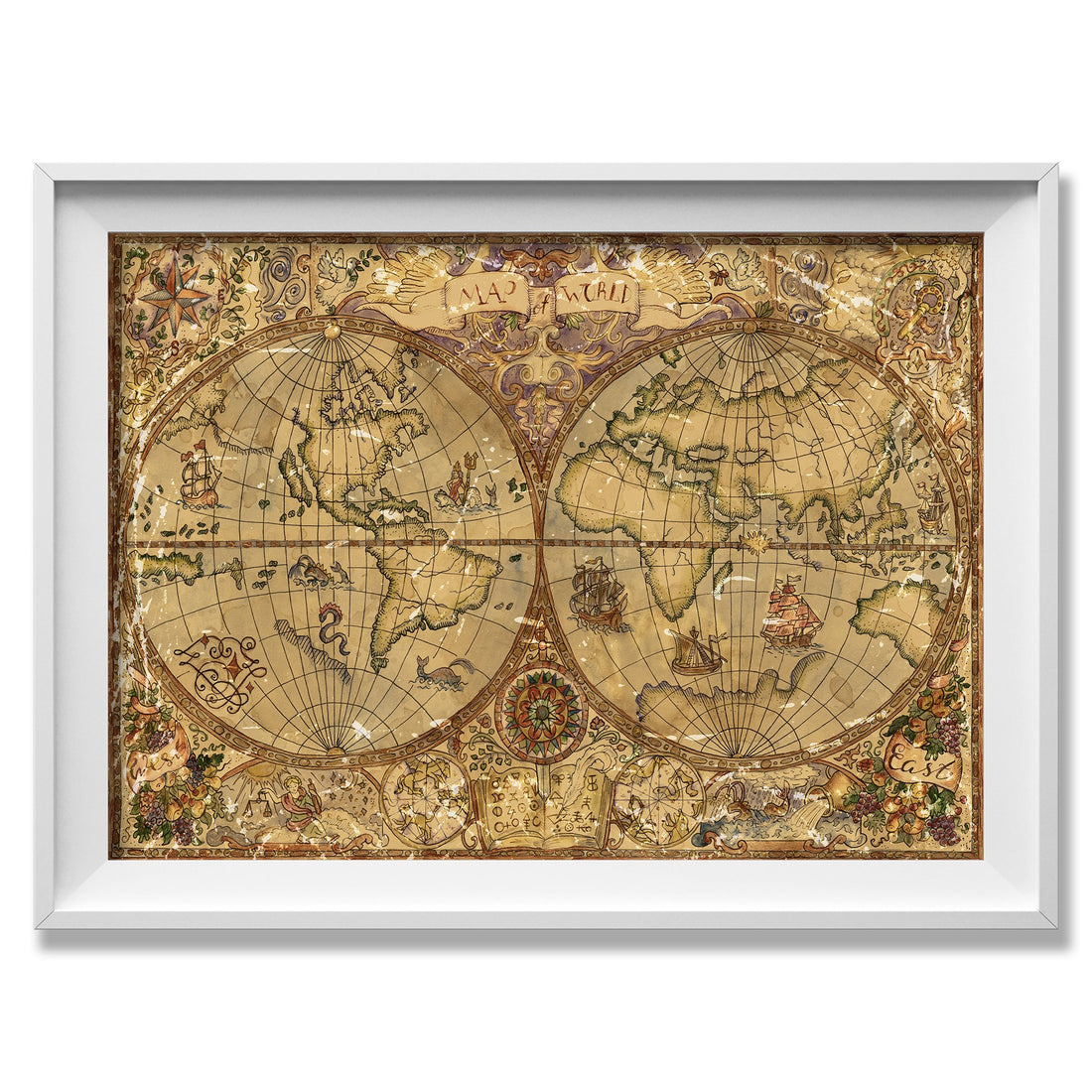 Historic Spherical Map of the World – Amazing Maps