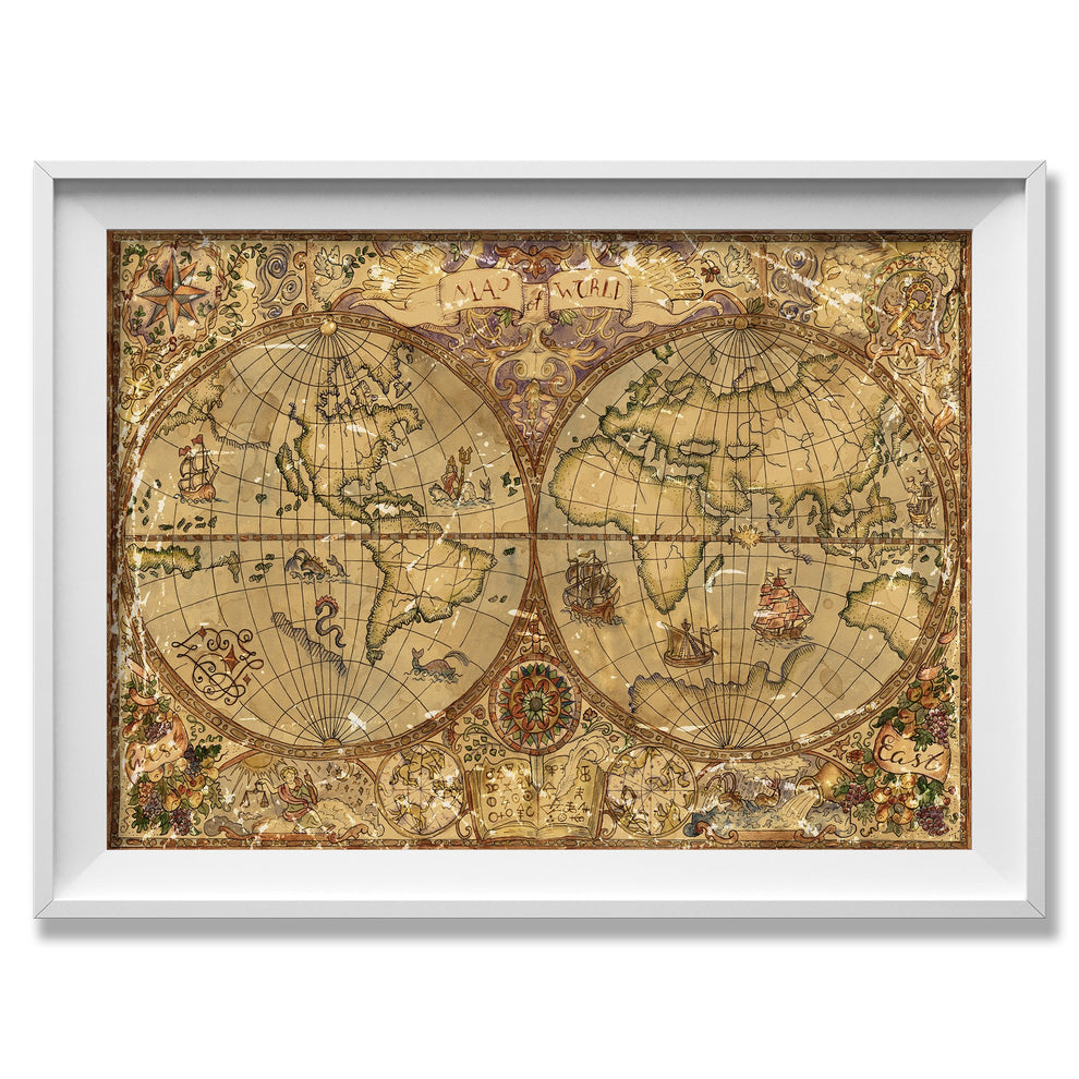 Historic Spherical Map of the World – Amazing Maps