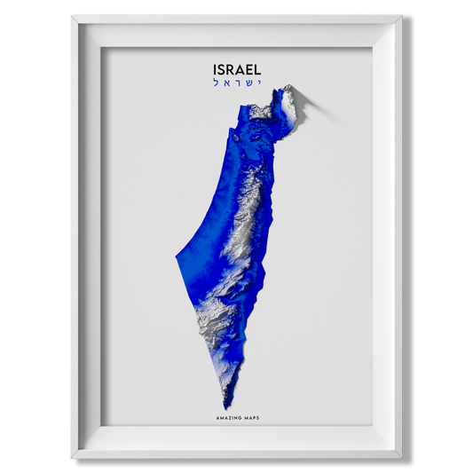 Israel Relief map