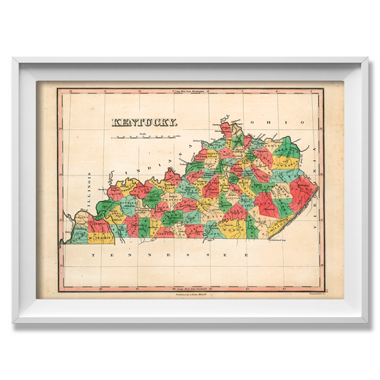 Kentucky Historic Map
