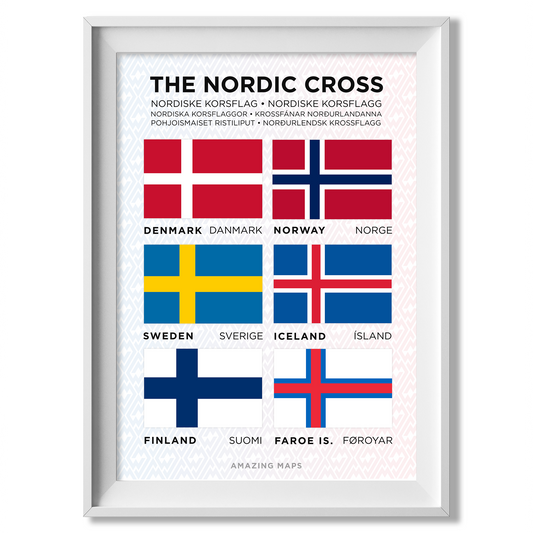 Nordic Cross Flag Poster