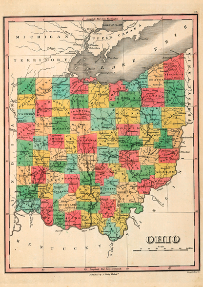 Ohio Historic Map
