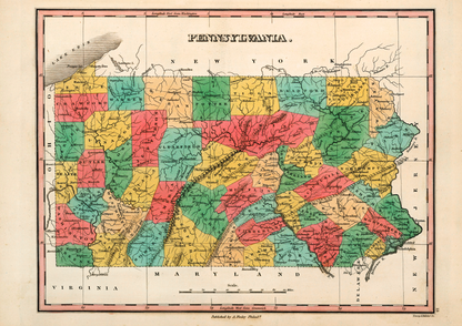 Pennsylvania Historic Map