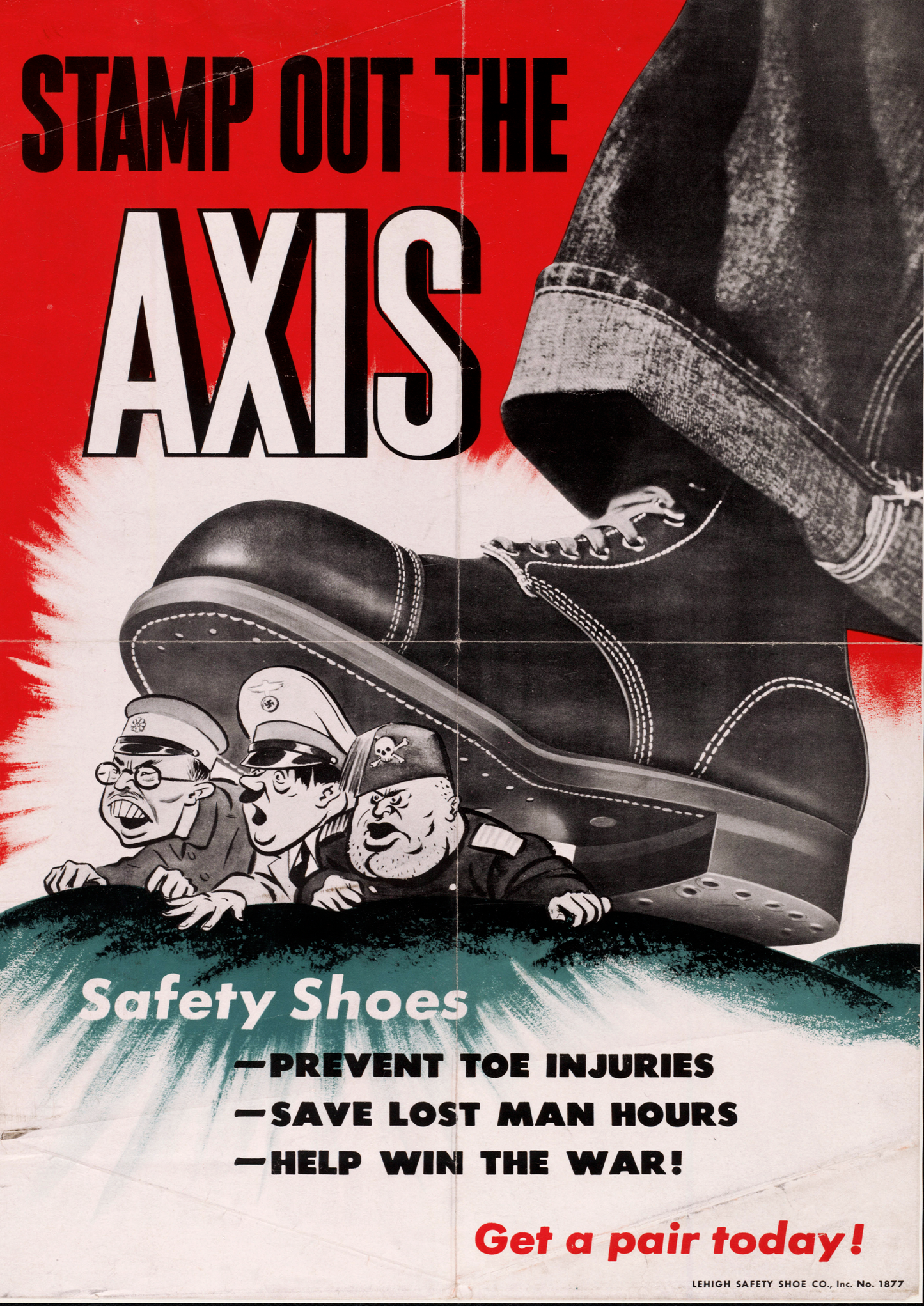 Stamp Out The Axis - American Poster