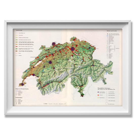 Switzerland Historic Agricultural mMap