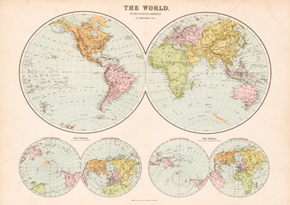 Map of the World - George Phillip & Son