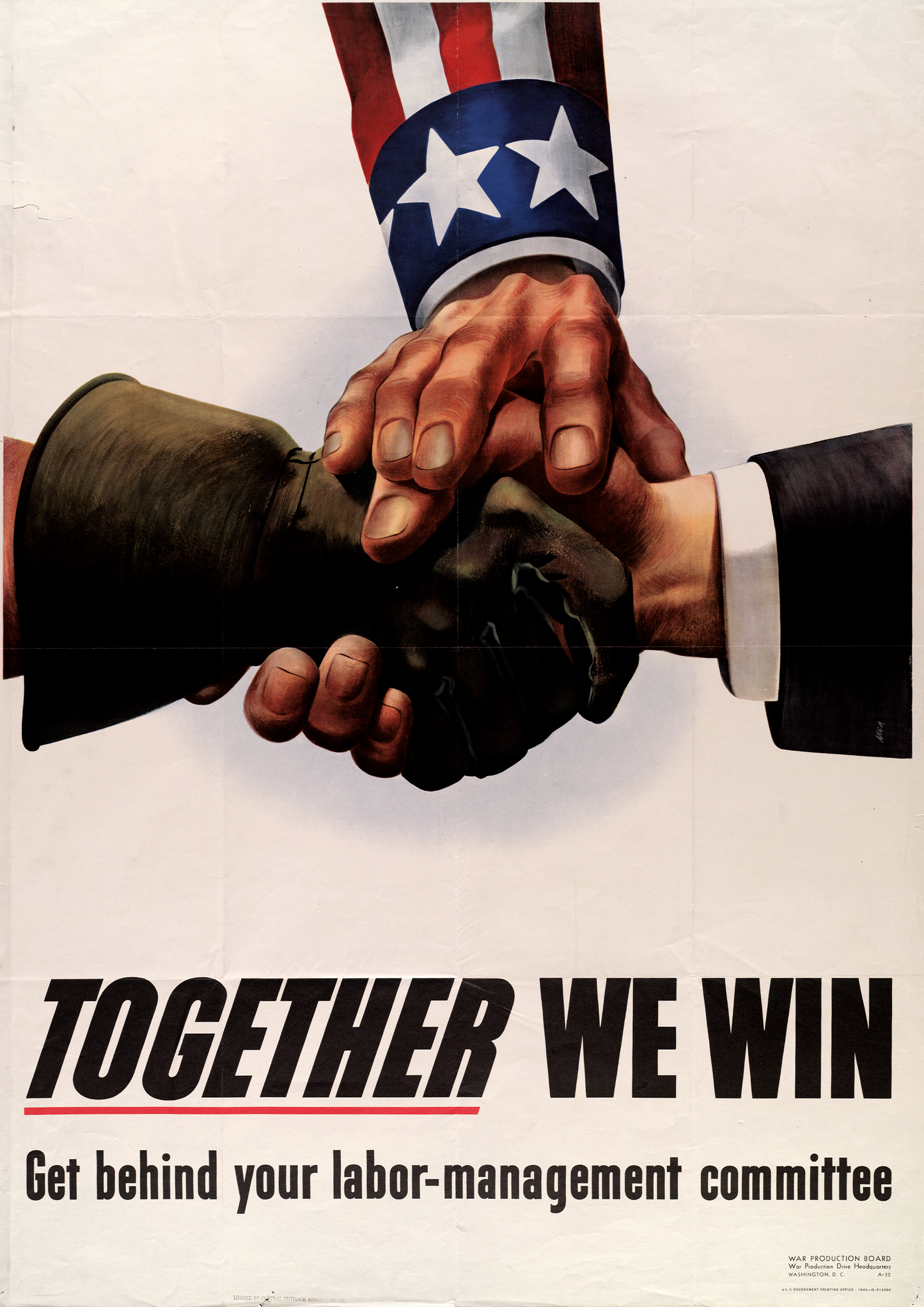 Together We Win - American Poster