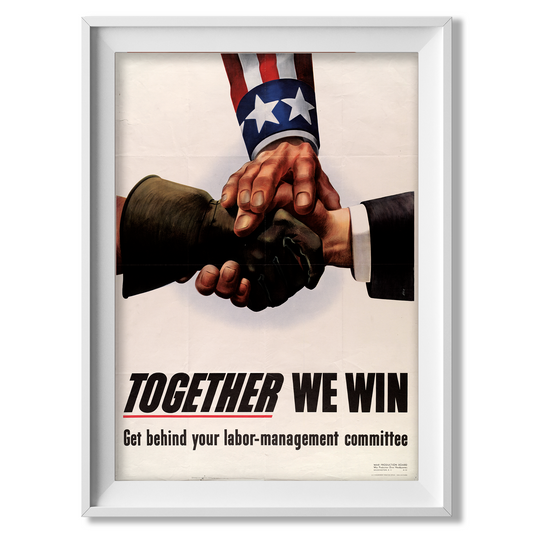 Together We Win - American Poster