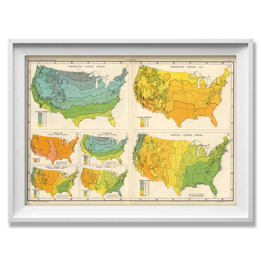 United States Climate Historic Map