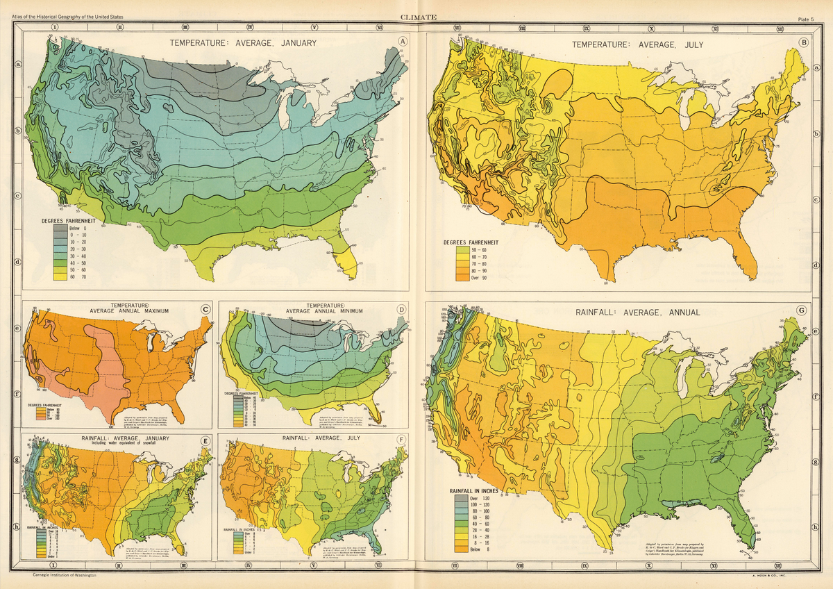 Usa Climate Graph United States Climate Historic Map – Amazing Maps