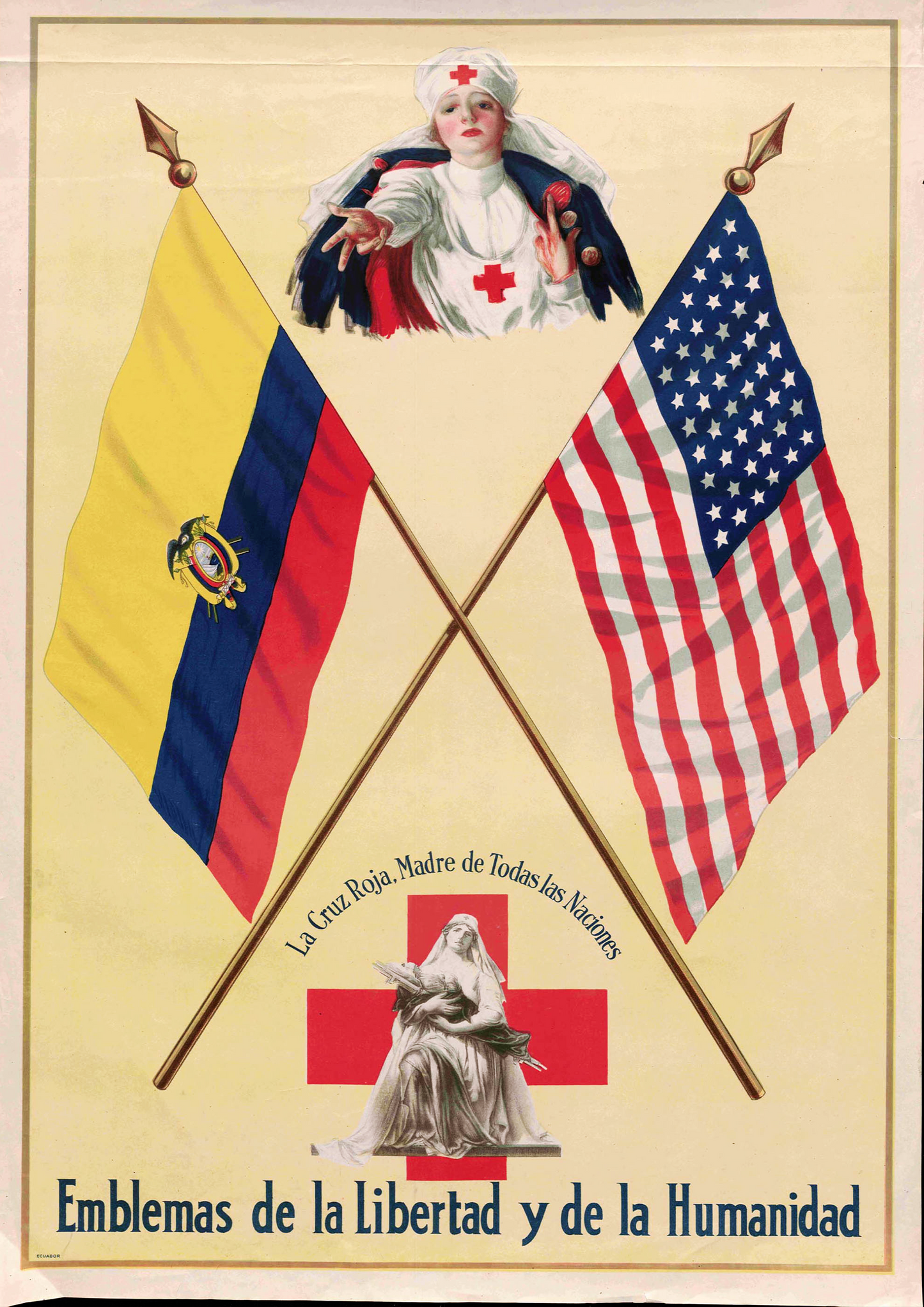 USA - Ecuador Friendship Poster