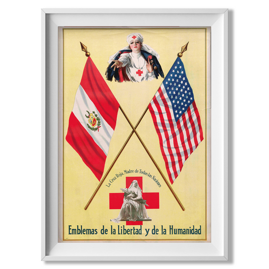 USA - Peru Friendship Poster